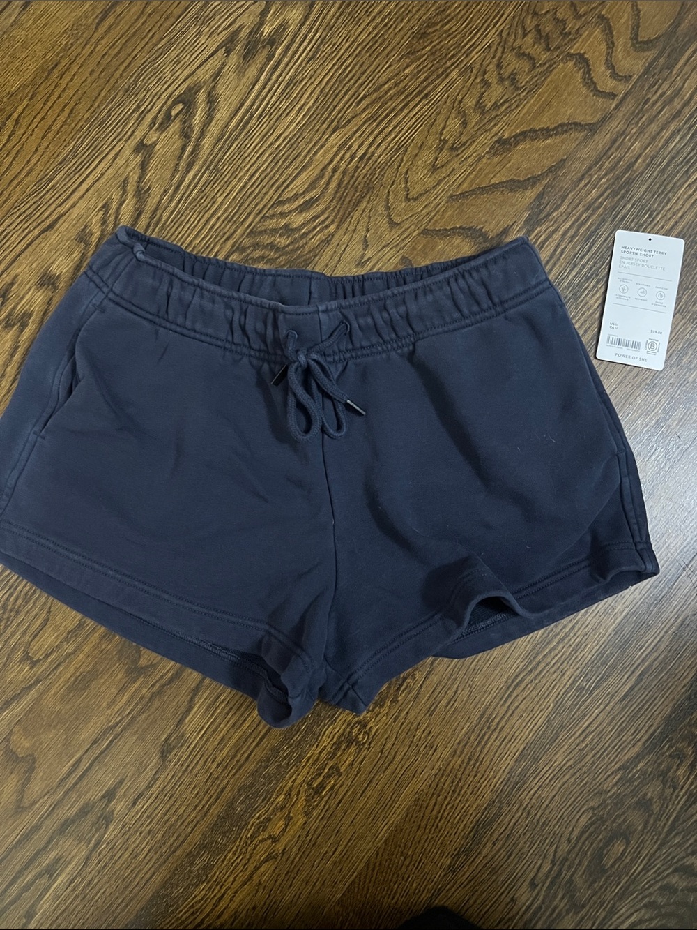 Athleta heavyweight terry sportie short - M